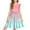 #A07-Pink, variant on XADYUY Girls Ruffle Sleeve Dresses Twirly A-Line Ruffle Sleeve Midi Dress Gradient Casual Crew Neck Tiered Sundresses School for Kids Size 3-12 Years,Beige 4-5 Years