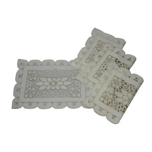 luxurious sweedish embroidered and cutwork design