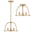 thumbnail image 3 of ABB-3003-VG Crystorama Lighting Abbott - 3 Light Chandelier-Vibrant Gold Finish, 3 of 14
