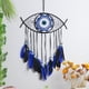 thumbnail image 1 of Mal Hecho , Decoración de Pared de Mal , Decoración Colgante de Pared, Buena para , Navidad, Hogar, Decoración Del , azul negro Soledad Atrapasueños del mal de ojo, 1 of 8