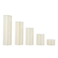 thumbnail image 6 of Miumaeov Wedding Centerpieces Cardboard Vases, Set of 5 Flower Vase Flowers Stand for Party Tables Decorations, Elegant Bulk Weddings Decoration Table Cylinder Centerpiece Stands, 6 of 11