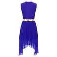 thumbnail image 2 of iiniim Robe de Danse Lyrique Brillante pour Femmes, Robe de Performance de Danse Ballet Moderne Contemporaine Bleu Royal G, 2 of 5