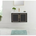 thumbnail image 4 of Marine Blue, Medallion, 17x24 in Bath Rug, Jean Pierre, 4 of 8