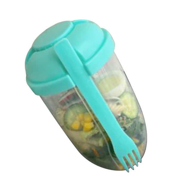 Taza de Ensalada, Limpieza Fácil Apariencia multifuncional única de 1000 ml de Capacidad Portátil de desayuno vegetal para deicina para oficina