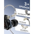 thumbnail image 3 of Monitores intraurales y auriculares Rythflo WD01 HiFi con cable y micrófono, 3 of 6