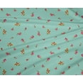 thumbnail image 4 of oneOone Polyester Lycra Fabric Leaves & Flower Floral Print Fabric by The Yard 56 Inch Wide, 4 of 4