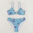thumbnail image 4 of DHFJKG Bikini Sets For Women Boho Floral 2 Piece Swimsuit Adjustable Straps High Cut Sexy Bathing Suit Stylish Beachwear, 4 of 6