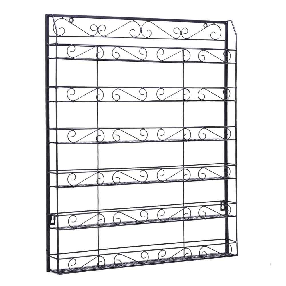 Lowestbest Nail Polish Display Rack, Wall Mounted 6-Tier Nail Polish Rack Holder, Metal Square Wall Mounted Display Organizer, Nail Polish Organizer, Nail Polish Storage for Nail Salon, Beauty Shops Lowestbest Nail Polish Display Rack, Wall Mounted 6-Tier Nail Polish Rack Holder, Metal Square Wall Mounted Display Organizer, Nail Polish Organizer, Nail Polish Storage for Nail Salon, Beauty Shops