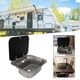 thumbnail image 4 of Kit de lavabo para lavado a mano de acero inoxidable con grifo para caravana y autocaravana, 4 of 11