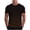hgg274-Brown, variant on Mens Gradient Stripe Print Short Sleeve Tee Color Transition Design Athletic Performance Fabric Moisture Wicking Round Neck T-Shirt