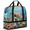 Multicolour 2, variant on Outer Space Rocket Planets Foldable Travel Duffel Bag for Women Men, Gym Tote Bags with Shoe Compartment, Waterproof Carry On Weekend Overnight Bag