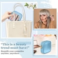 thumbnail image 4 of CHOK Small Makeup Bag Large Capacity Zipper Closure Lightweight Waterproof Travel Toiletry Bag Cosmetic Organizer, 4 of 8
