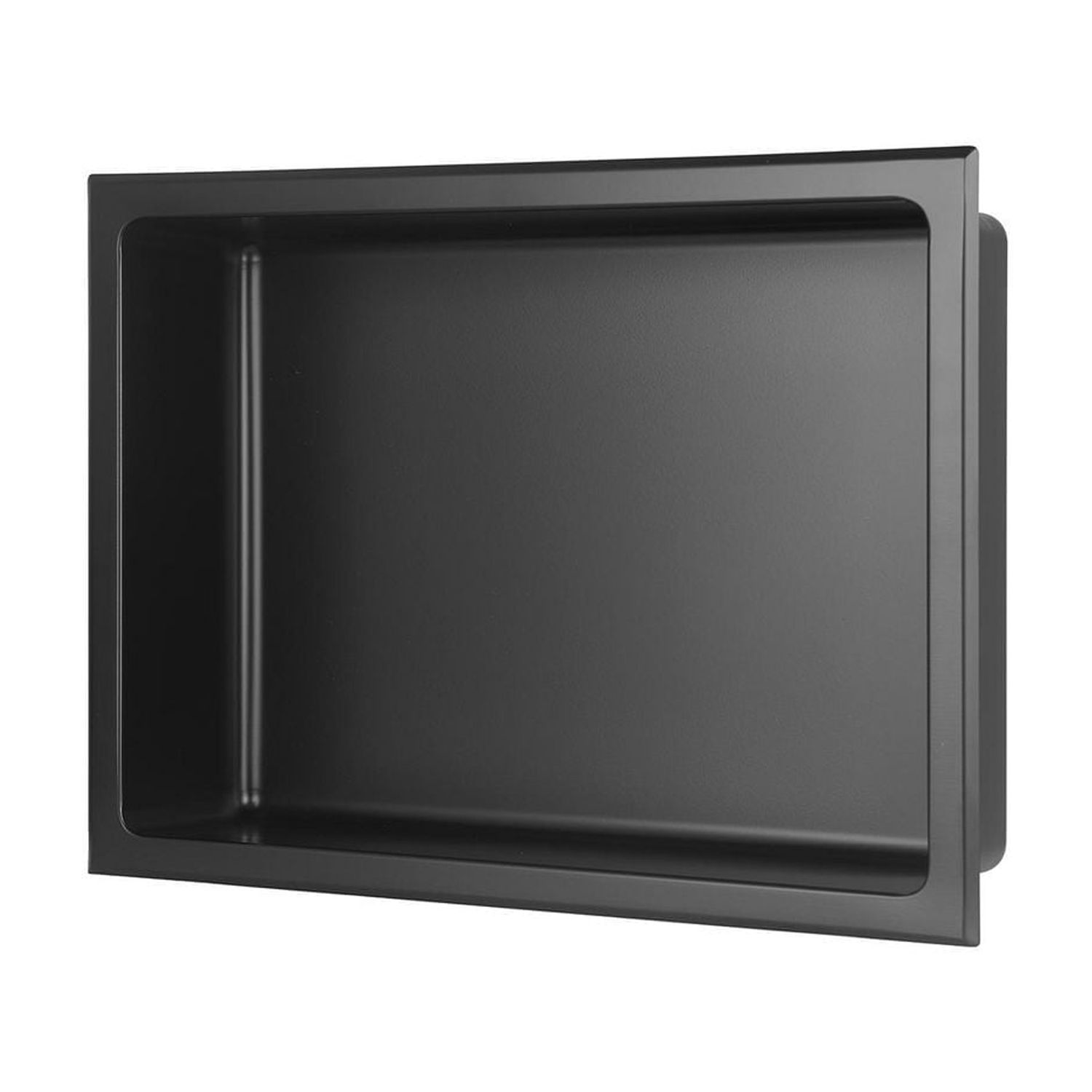 The akuaplus® wall mount shower niche 12 in. x 16 in., made in stainless steel.