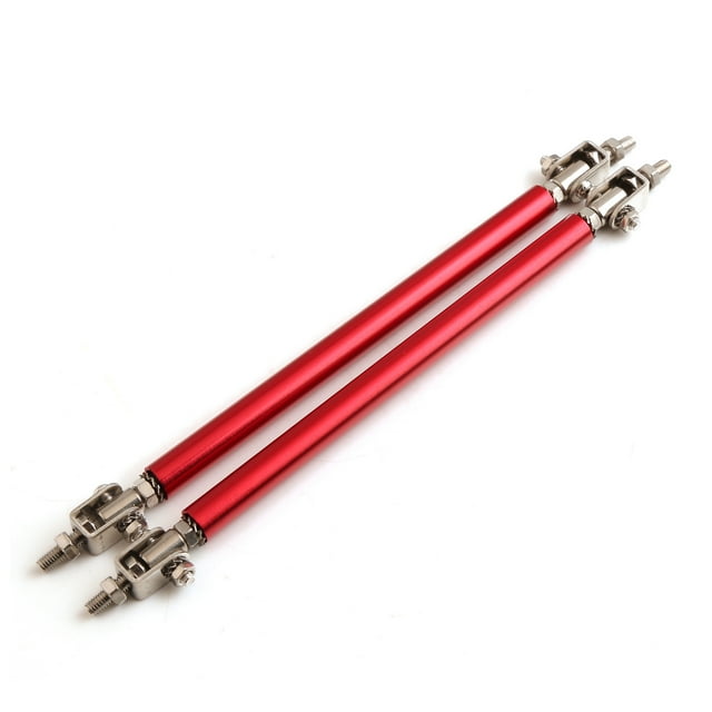 2PCS 100-200mm Adjustable Front Bumper Lip Splitter Strut Tie Bar Support Rod