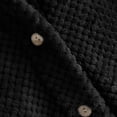 thumbnail image 6 of Kaondbfi Women's Sweater Coat, Button Up Hooded Autumn Winter Coat with Large Long Sleeved Pockets Winter Coat for Women, 6 of 7