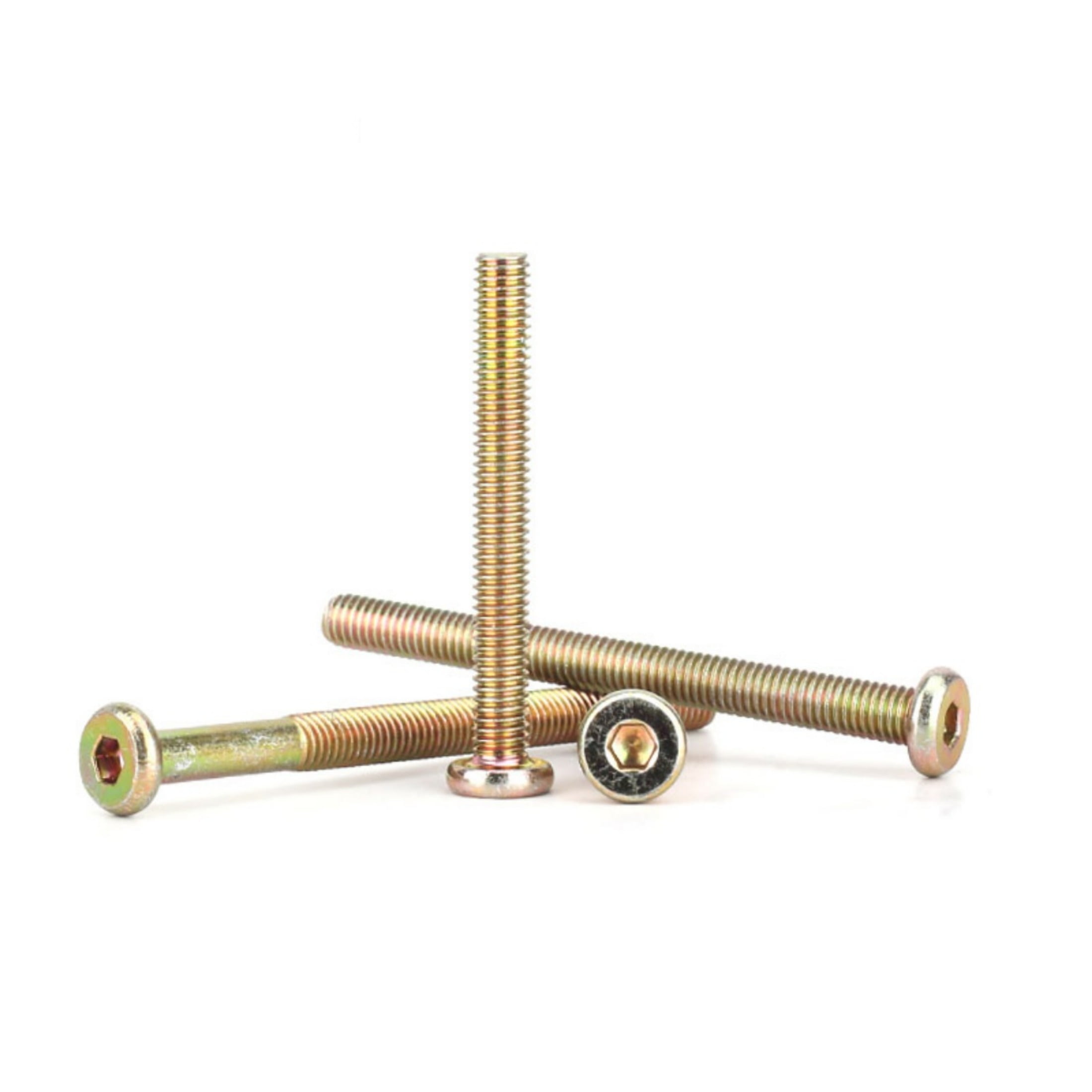 (10 pieces) Color zinc inverted flat head screw rivets 8x75mm.