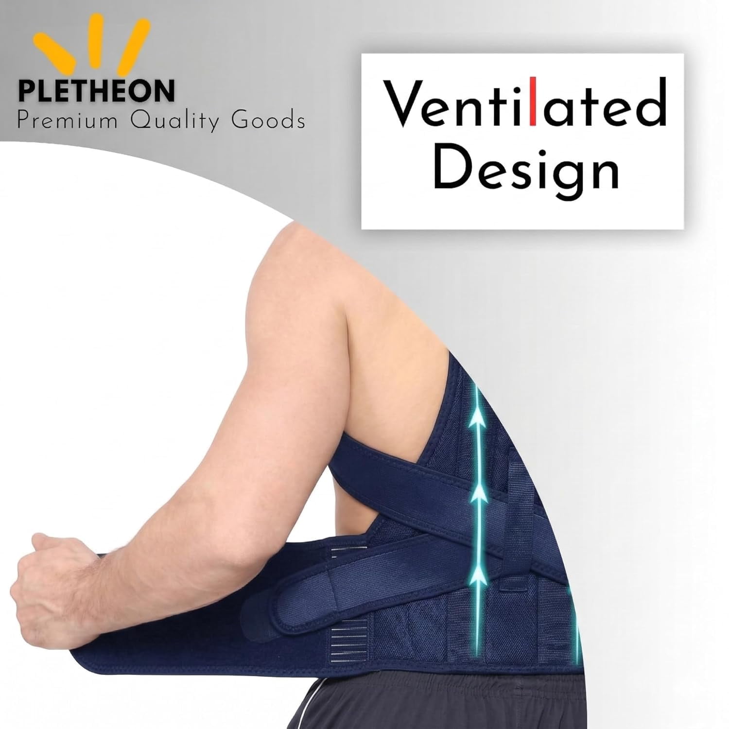 Adjustable Posture Corrector Belt for Men and Women Back Support Brace for Spine Alignment, Pain Relief & Shoulder Correction