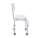 thumbnail image 5 of Gambimedic Silla de Ducha con Respaldo Altura Ajustable Silla Regadera Baño Bano 2 en 1 Se Convierte en Banco de Ducha, 5 of 8