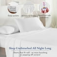 thumbnail image 2 of California Design Den, 100% Cotton, 2 Packs of 4-Piece Full Sheet Set, Bright White, 2 of 7