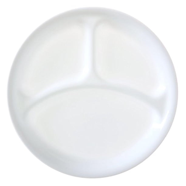 Plato Corelle Livingware Winter Frost White, 26 cm, juego de 8