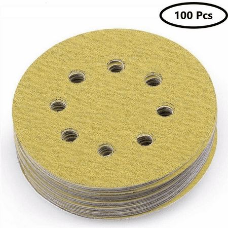 

80 Grit 5 Inch Sanding Disc Sandpaper Hook Loop Sanding Pad for Orbital Sander