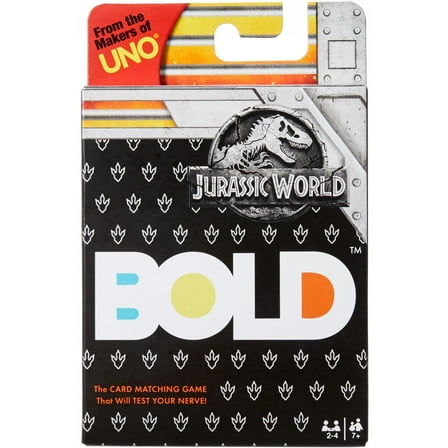 BOLD Jurassic World Edition Card Game for 2-4 Players Ages 7Y 