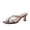 Smoke, variant on Shana Clear Jelly Strap Heels for Women, Flared Kitten Heel Slide with Cushioned Footbed and Split Toe