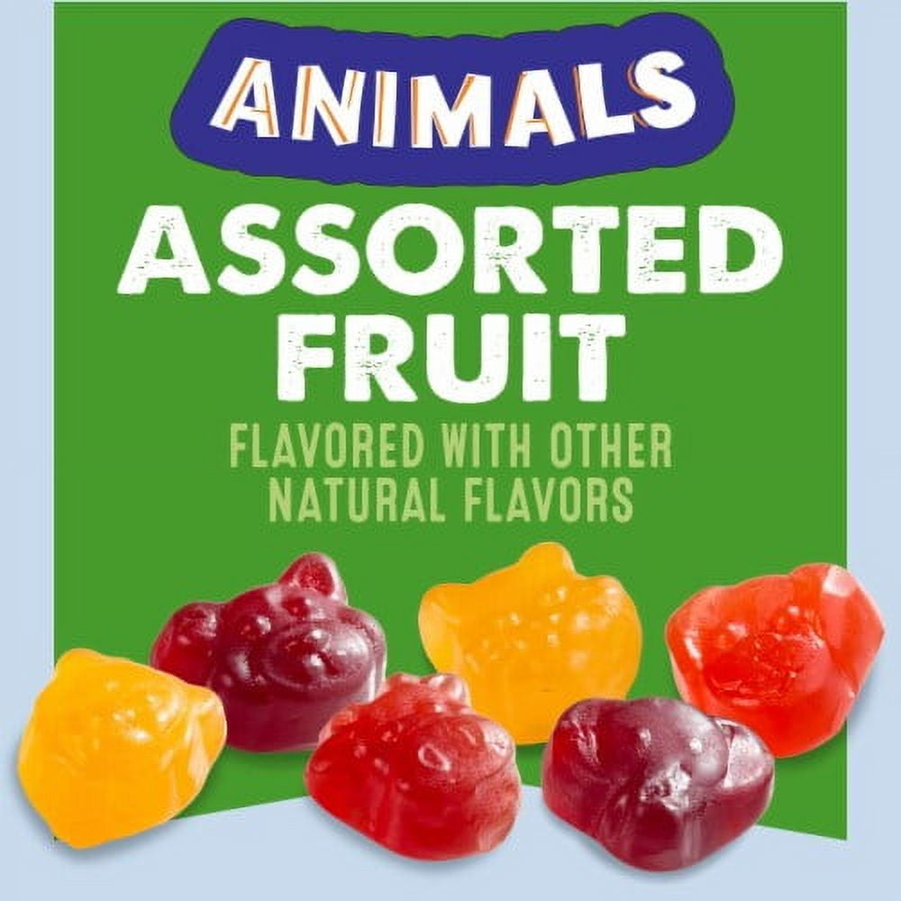 Mott's Gluten Free Animals Assorted Fruit Flavored Snacks Family Pack 40 ct / 0.8 oz - Pack of 2