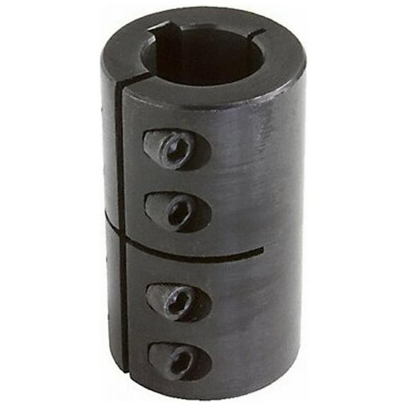 Climax Metal Products Rigid Shaft Coupling,Clamp,2-1/16" L ISCC-100-100-KW