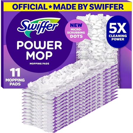 PowerMop Multi-Surface Mopping Pad Refills for Floor Cleaning, 11 Count