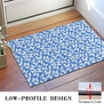 thumbnail image 3 of Blue White Butterfly Pattern Door Rugs,Washable Non Slip Door Mats Indoor,Decorative Door Mats,Entry Mat Indoor for Entrance,Bedroom,Kitchen,Bathroom,16"x24", 3 of 6