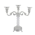 thumbnail image 5 of Zxpjkyu 3 Arms Candle Holder Modern Candlelight Stand for Living Room Bar Home Decor Silver, 5 of 9