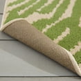 Mainstays Palms Tufted Floral Outdoor Rug, Green and Beige, 5'x7