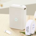 thumbnail image 1 of POINTERTECK Imprimante d'Étiquettes avec Ruban D110 Portable Compatible Bluetooth Machine Thermique pour Étiqueter USB Rechargeable Mini Étiqueteuse Intelligente Sans Encre à Main pour Bureau Maison, 1 of 10