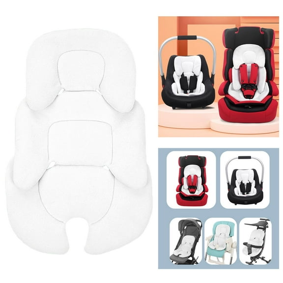 Cojín para cochecito de bebé Hugo Almohada de apoyo para cochecito de niño Blanco
