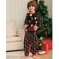 thumbnail image 5 of Conjunto de pijamas familiares a juego 2024, pijama con estampado de Papá Noel y ciervo navideño, conjunto de ropa para adultos y niños, mono de bebé y ropa para perros, 5 of 5