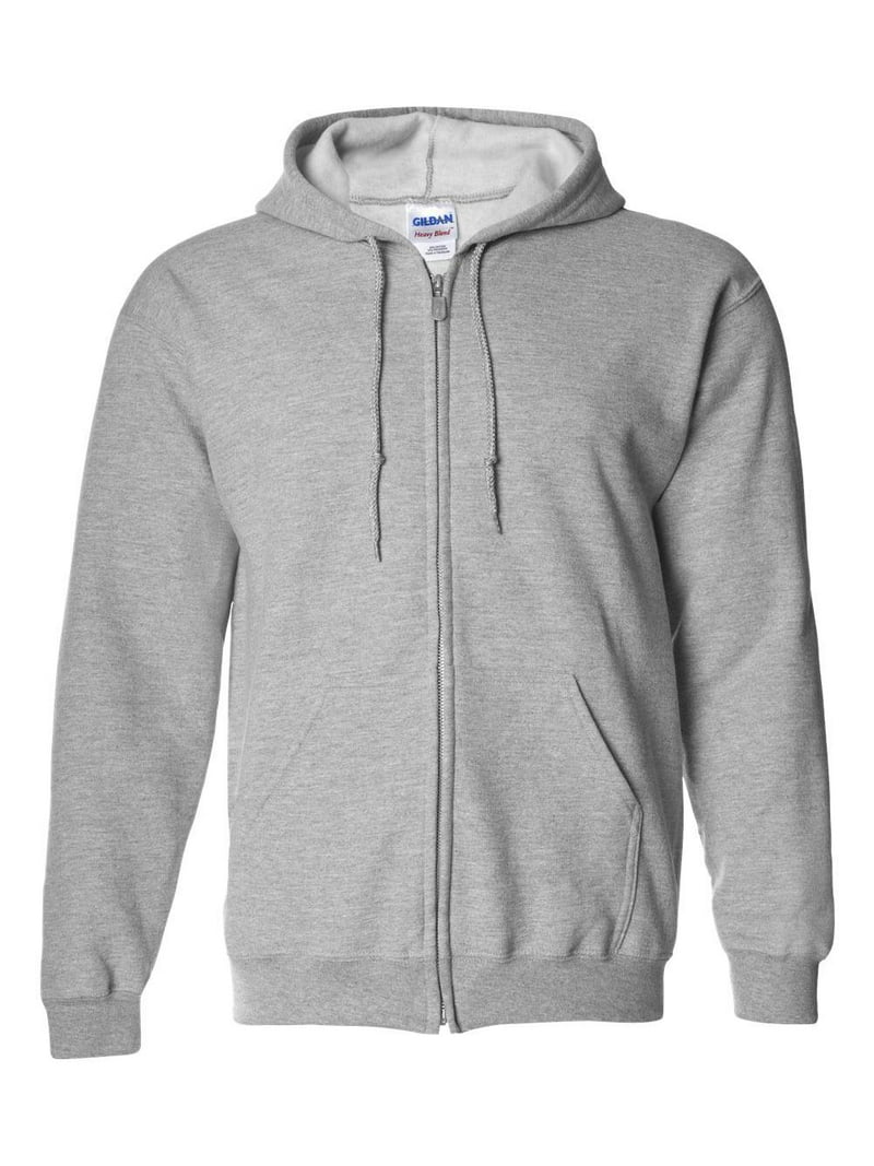 Gildan - Heavy Blend Full-Zip Hooded Sweatshirt - 18600 - Walmart.com