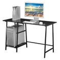thumbnail image 6 of Drevy Designs2Go Trestle Wood Metal Desk, Black/Black, 6 of 8