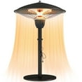 thumbnail image 1 of Outsunny Chauffage de Patio Électrique Extérieur 1500 W avec Protection contre le Basculement, 1 of 10