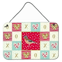 Carolines Treasures CK5511DS812 Finch Love Wall or Door Hanging Prints 8x12 multicolor