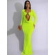 thumbnail image 5 of Vestido elegante de estilo bohemio para mujer, vestido playero de otoño-verano 2024, estilo vintage, de manga larga, con escote en V y cintura alta, 5 of 5