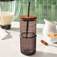 thumbnail image 3 of Better Homes & Gardens 22 oz Ribbed Tritan Sipper, Brown, 3 of 4