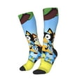 thumbnail image 2 of Saiise Bluey Funny Socks Men Women Boys Kids Adults Novelty Graphic Crew Tube Socks Crazy Design Casual Dress Socks for Sports,Running,Travel, 2 of 7