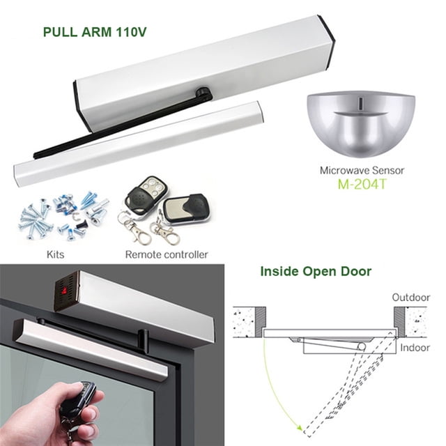 Smart Home Automatic Swing Door Opener Closer Electric Garage Gate Operator Optional Sensor Remote Control Big Gate Motor ,Ultra-Quiet Operation
