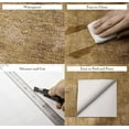thumbnail image 5 of MOYISHI Gold Peel and Stick Wallpaper (15.7" x 118", 2 Pack, Gold) Removable Textured Metallic Contact Paper for Cabinets Bookshelf Drawer Table Upcycling Furniture, 5 of 6