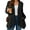 A1-Black, variant on SHOWMALL Plus Size Lightweight Long Sleeve Cardigan for Women, Coffee 3X Open Front Sweater with Pockets, Casual Layering for Spring Fall