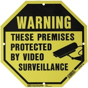 9" x 9" Octagon Video Surveillance Sign by HY-KO