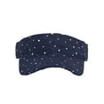 thumbnail image 2 of Glitter Sequin Visor - Navy, 2 of 4