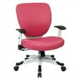 thumbnail image 1 of Scranton & Co Padded Mesh Office Chair in Pink, 1 of 1
