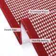 thumbnail image 2 of Findosom 20"x59" Hallway Runner Rug Non Slip Entryway Mat with Rubber Backing Machine Washable Laundry Runner Rug Long Indoor Doormat Entrance Floor Mat Runner for Garage Kitchen Laundry Red, 2 of 9